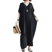 ロングワンピース レディース 春夏 トレンド オーバーサイズ Amazon.co.jp: [CREAM] ワンピース レディース ロングワンピース